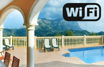 Villas with Internet via WiFi